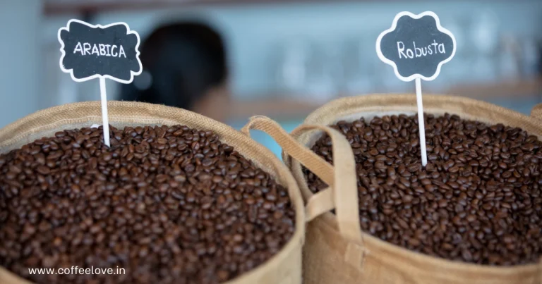Types of coffee grown in india