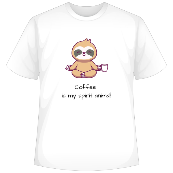 Coffee Is My Spirit Animal Tshirt