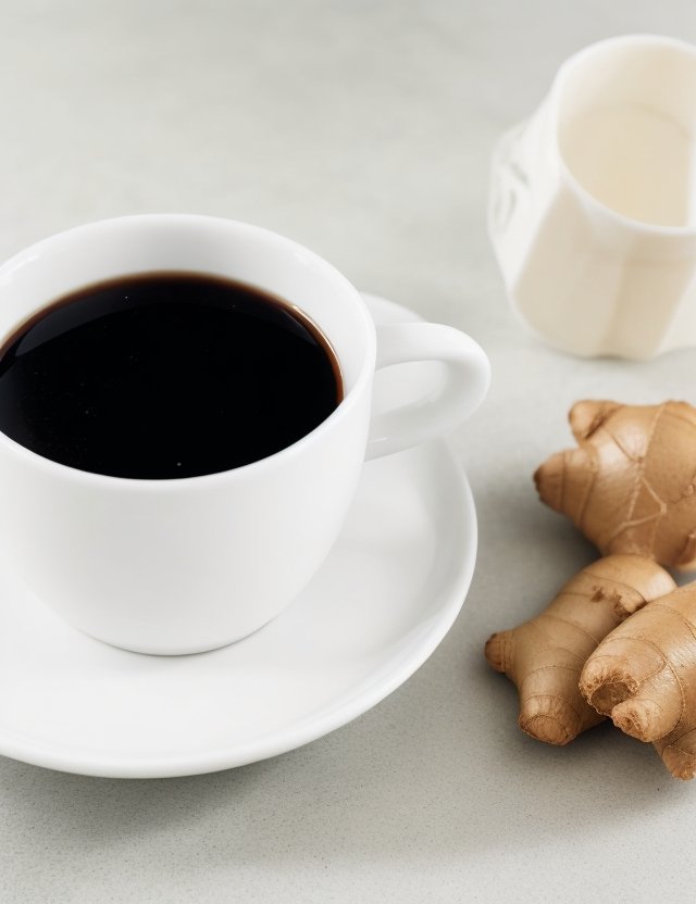 Fresh ginger coffee recipe